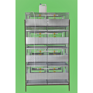 (КН-4я-8о) Клетка для кур несушек 45-65 гол (4 яруса, 8 секций) КМКН-4-8-65